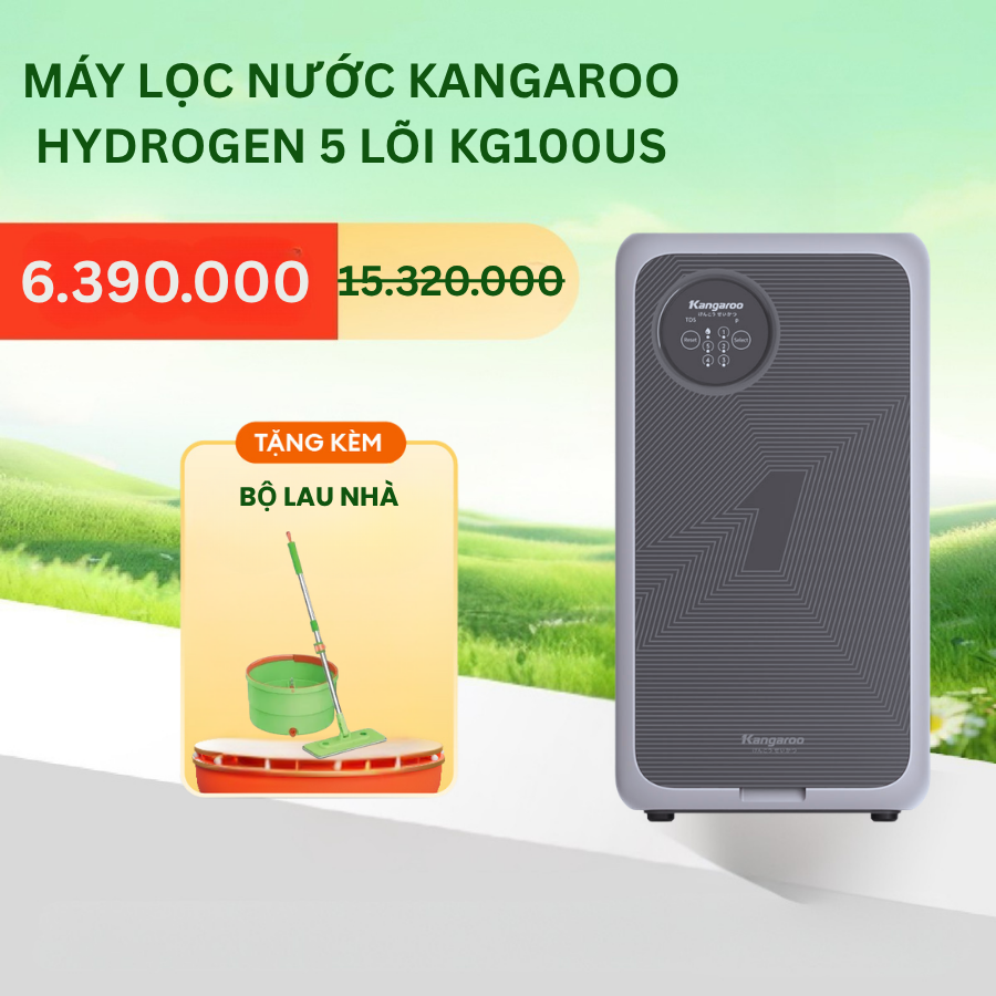 [LẮP ĐẶT MIỄN PHÍ] Máy lọc nước Kangaroo Hydrogen KG100US