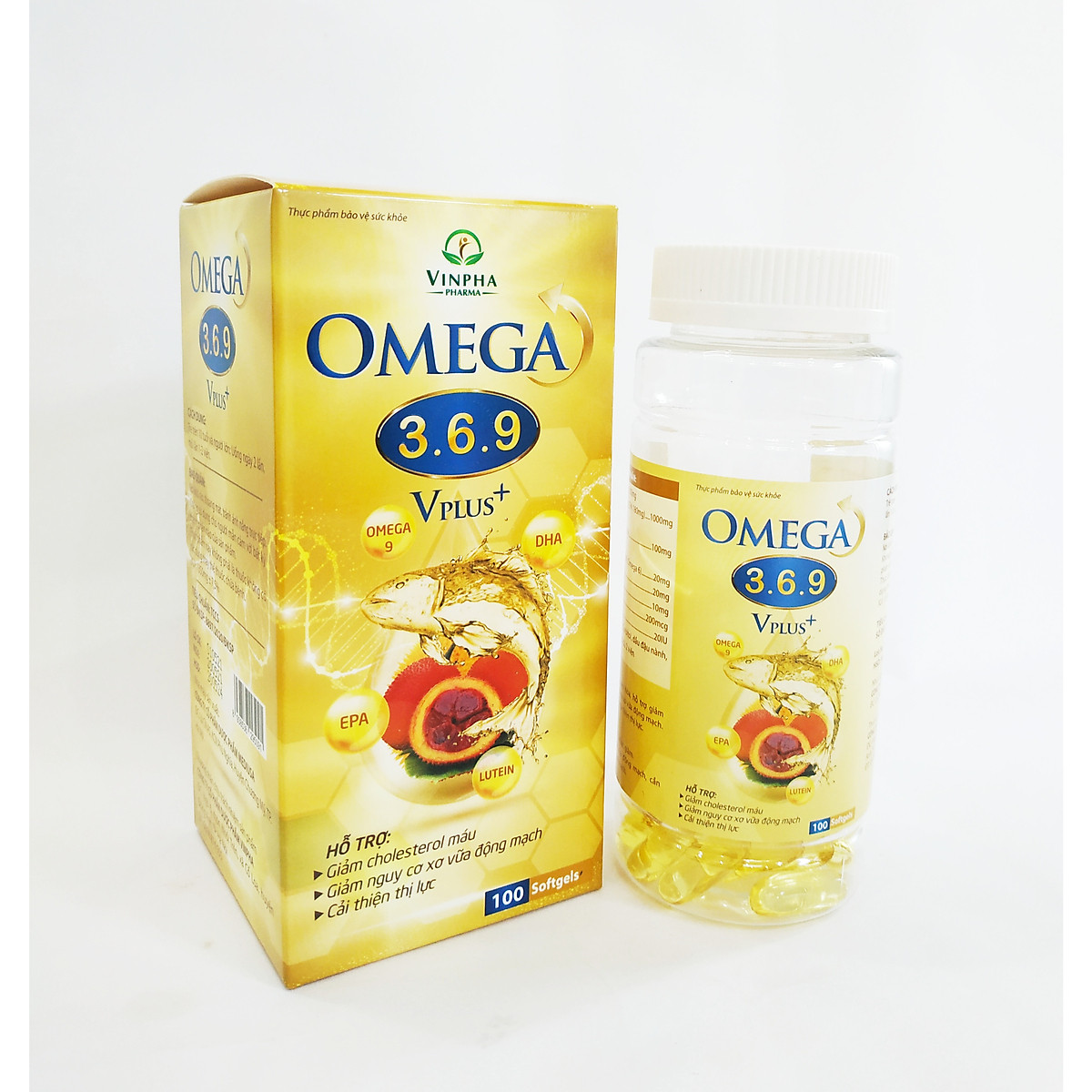 Thực phẩm bảo vệ sức khỏe Omega 369 VPLUS +