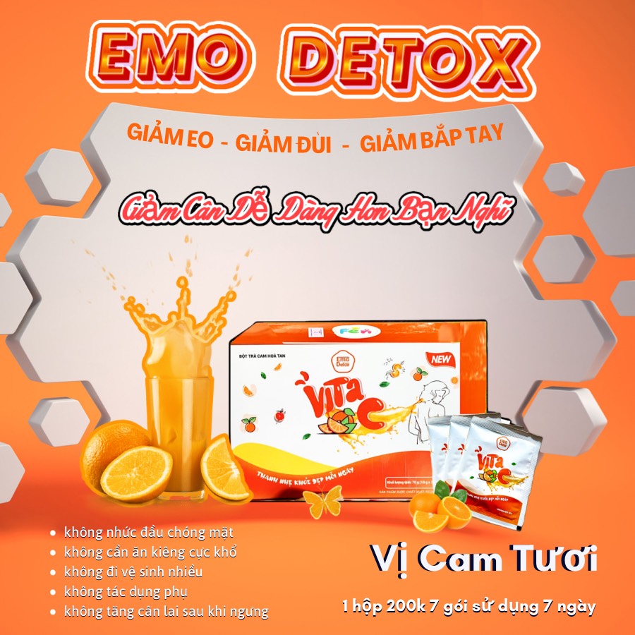 ?? nước ép trái cây giảm cân emoslim vị cam giảm từ 2-5kg/7days