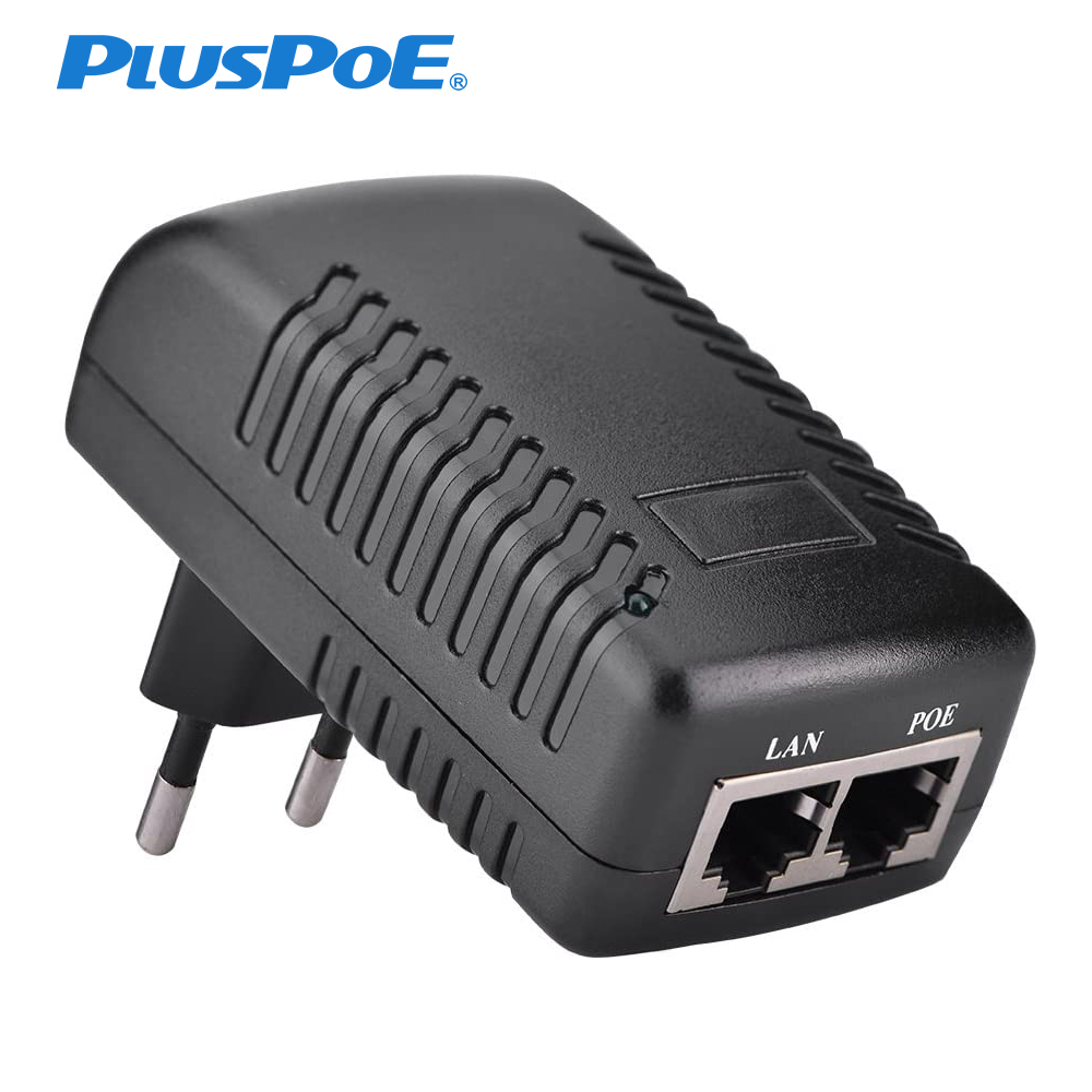 PoE cung cấp điện 12V 24V 48V 24W PoE phun Ethernet Adapter cho CCTV