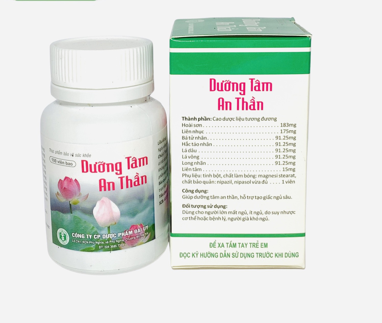 Dưỡng tâm an thần giúp ngủ ngon, nguồn gốc thiên nhiên