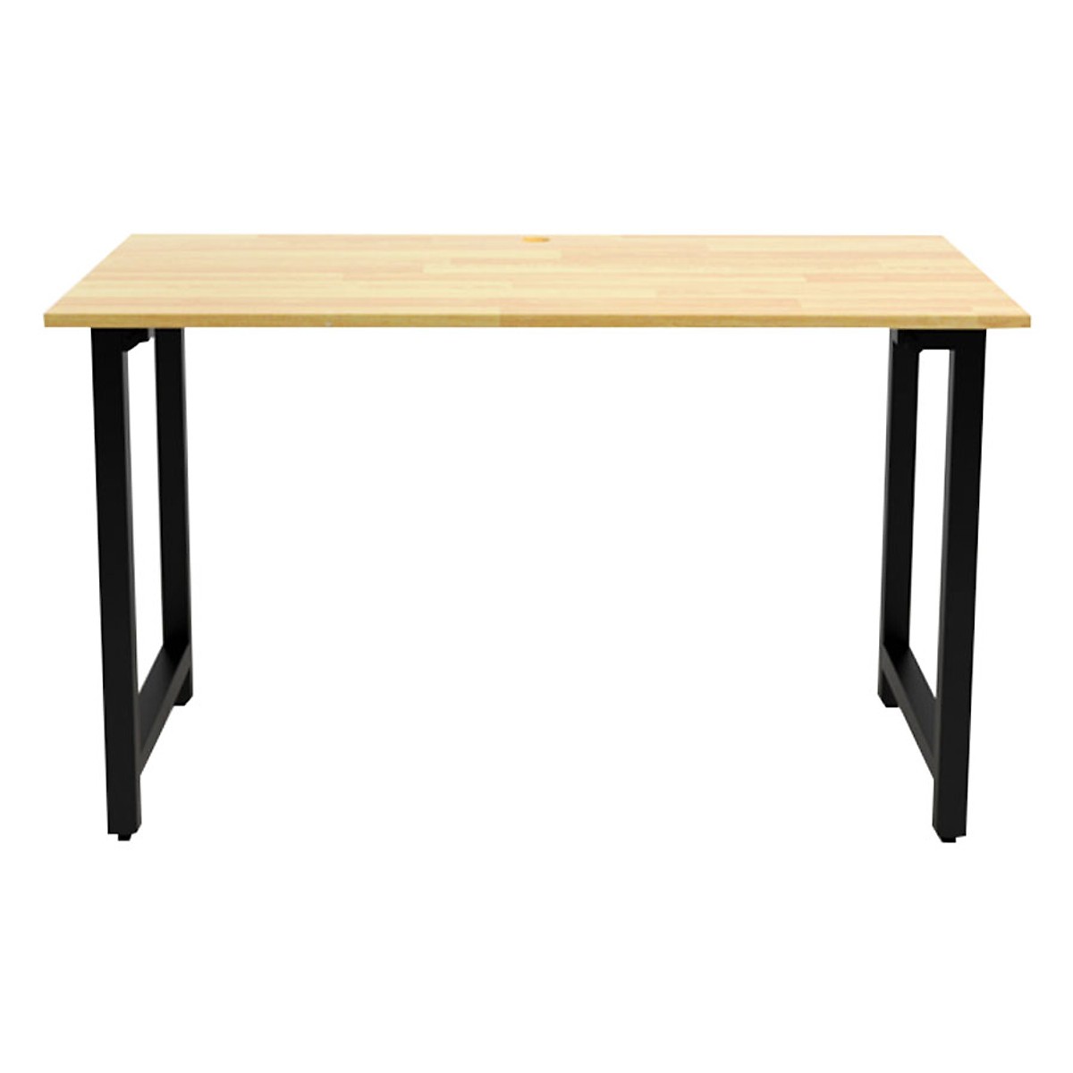 Bàn làm việc chân sắt chữ U cao cấp Văn phòng Rec T Đen NOTITR12B (120XR50X75Cm)
