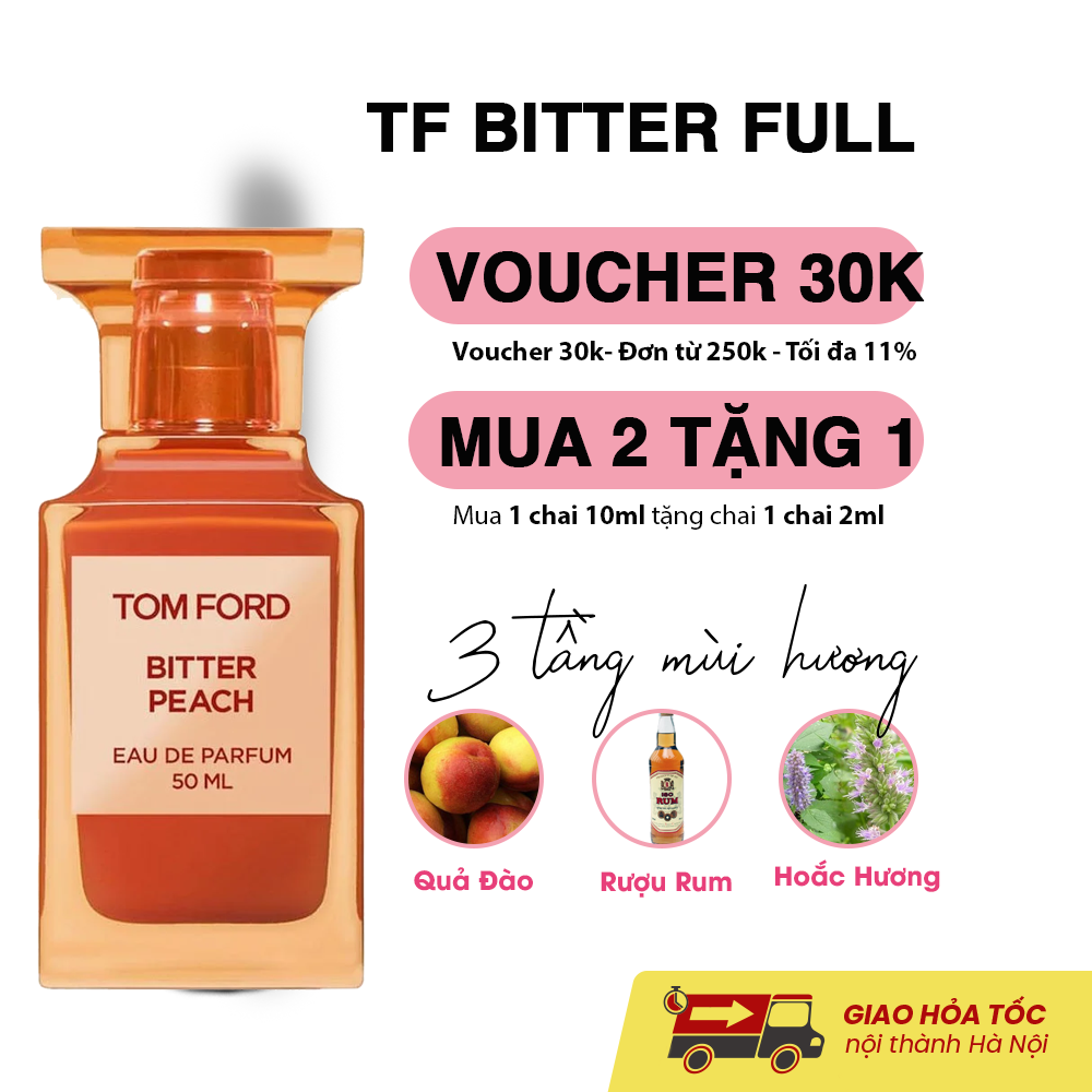 Nước hoa fullbox tom ford bitter peach edp 50ml