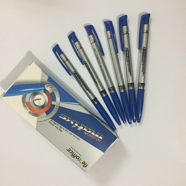 1 Hộp 20 cây bút bi Thiên Long nét to FO - 024