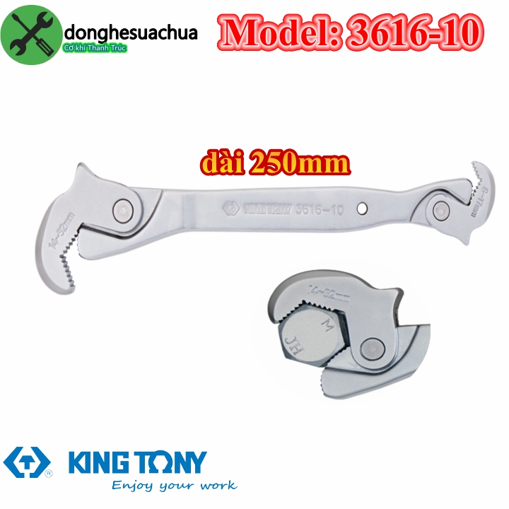 Cờ lê mở ốc đa năng kingtony 3616-10 250mm