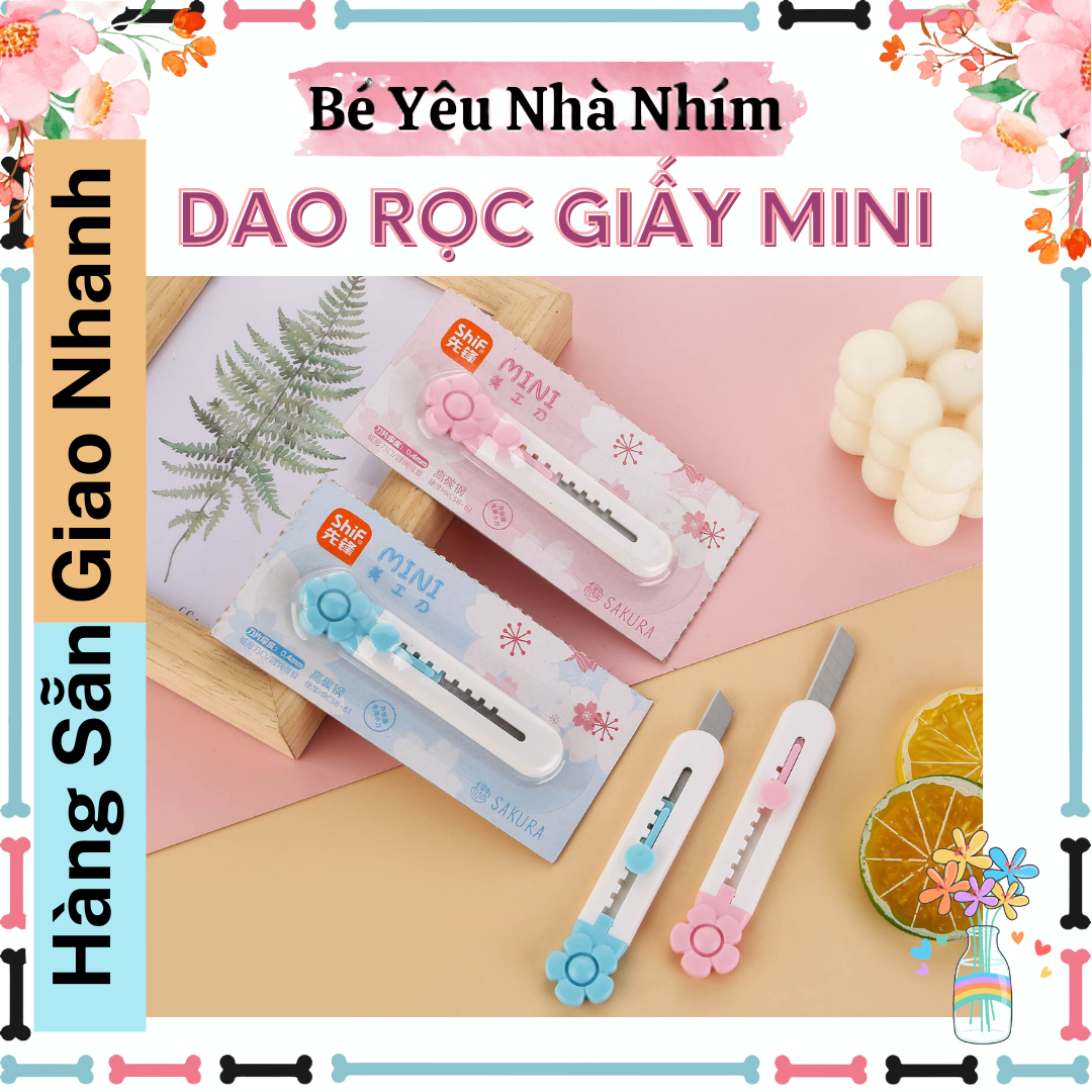 Dao rọc giấy mini dễ thương nhỏ gọn , dễ mang theo và tiện dụng