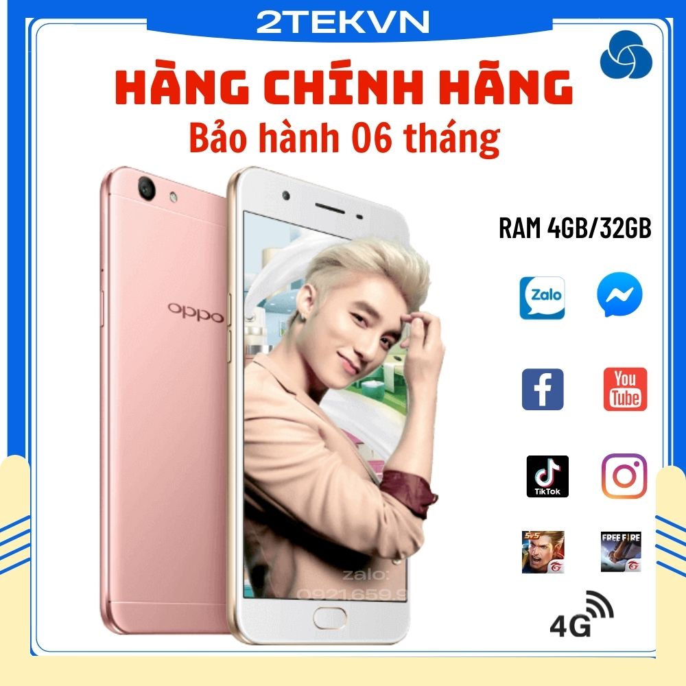 Điện thoại cảm ứng giá rẻ F-1S (3/32GB) có cảm biến vân tay, sài zl, fb mượt - bảo hành 12 tháng