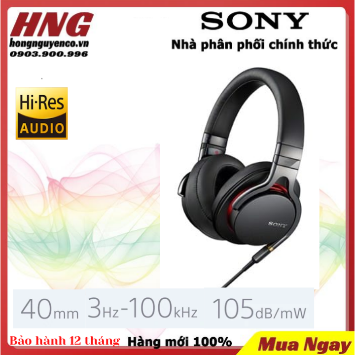 {Tặng voucher + phí vận chuyển} Tai nghe có dây Hi-Res Sony MDR-1ABP - Hàng phân phối trực tiếp chính hãng - Bảo hành 1 năm toàn quốc