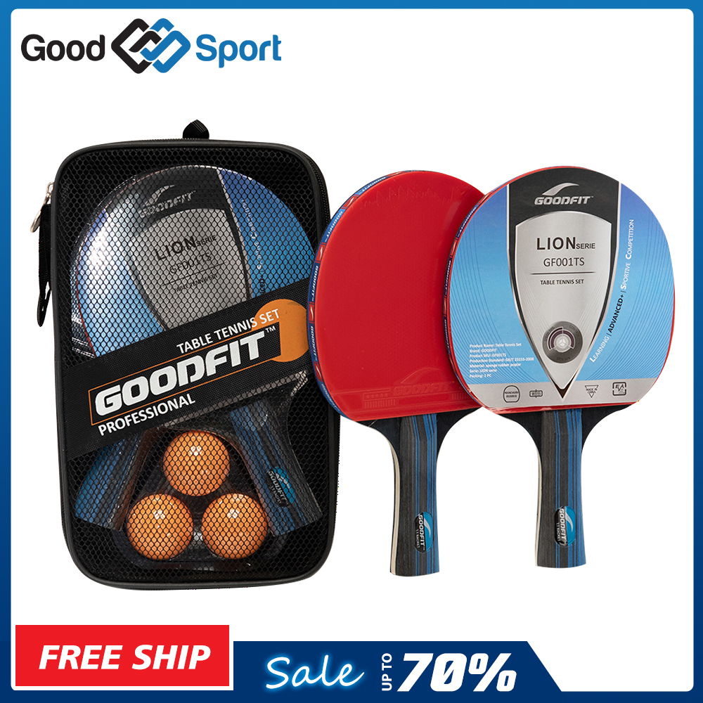Bộ 2 vợt bóng bàn tặng kèm 3 bóng GF001TS