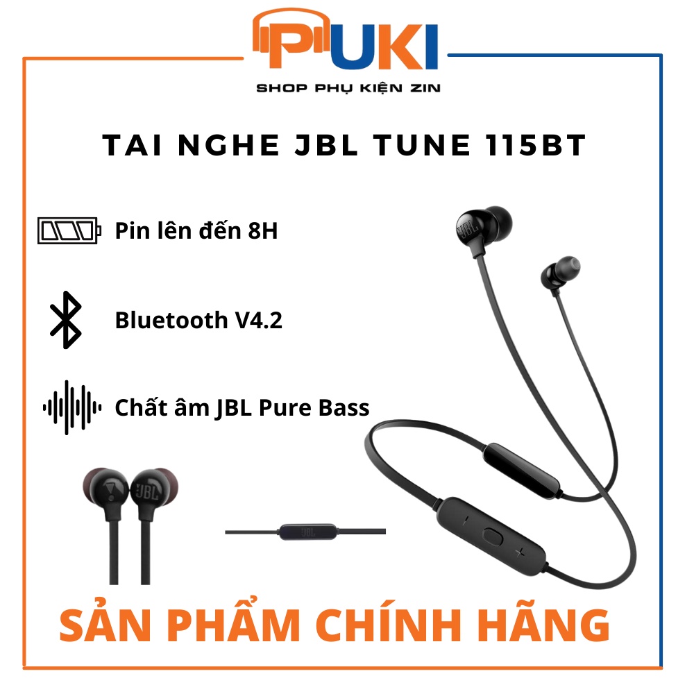 Tai nghe bluetooth jbl tune 115 bt - tai nghe jbl t115bt | ảnh shop tự chụp |