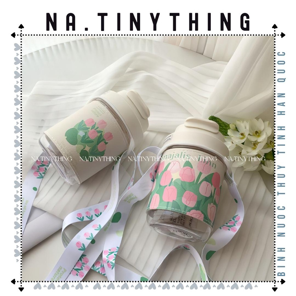 - bình nước thuỷ tinh cao cấp có vòi phong cách hàn quốc na0067 - nashop0779