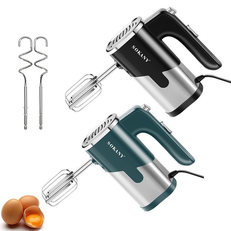 Máy đánh trứng sokany 800w sk-6621 5 tốc độ 4 que đánh