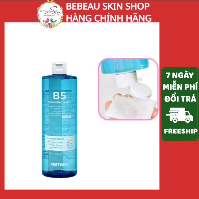 Nước Tẩy Trang B5 Prettyskin Cho Da Nhạy Cảm Da Treatment Tẩy Sạch Dịu Nhẹ - Bebeau