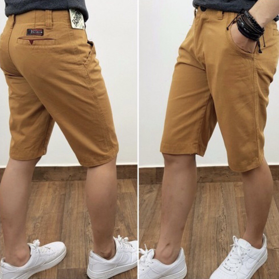 Quần sọt kaki nam vải đẹp ld13