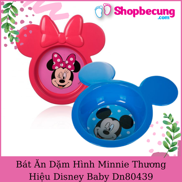 Bát ăn dặm hình minnie thương hiệu disney baby dn80439