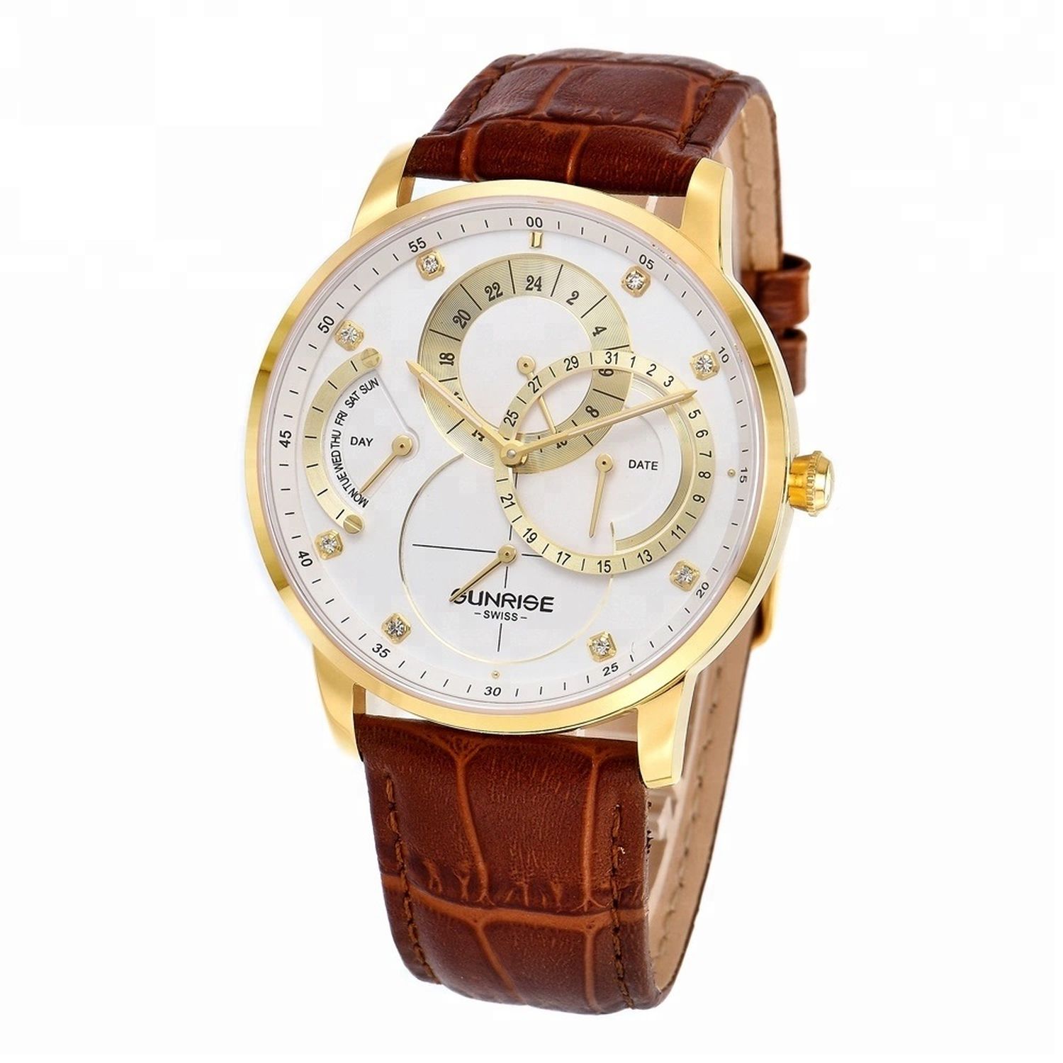 [HCM]Đồng hồ nam SUNRISE1146PA 6 Chính hãng