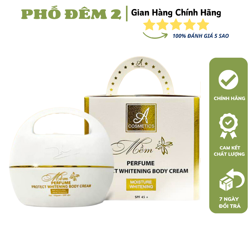 Kem Body Mềm Dưỡng Trắng Da Toàn Thân A Cosmetics