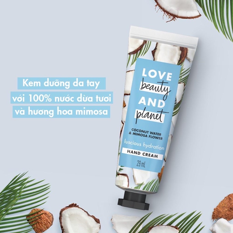 Kem dưỡng da tay love beauty and planet 29ml