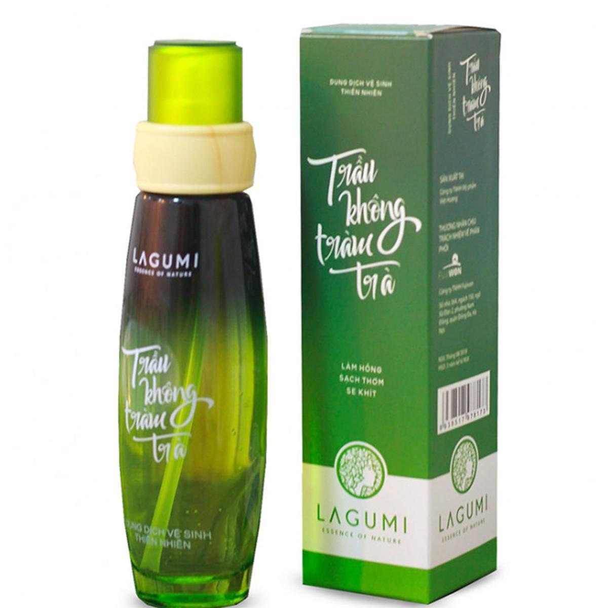 Dung dich vệ sinh trầu không tràm trà lagumi 100ml