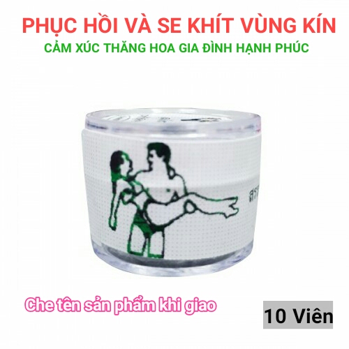 [HCM]2.2 Viên Đặt Se Khít Âm Đạo Hàng Thái Lan Chính Hãng Siêu Khít Bím-Tặng Kem Hồng Ti - Hũ 10 Viên