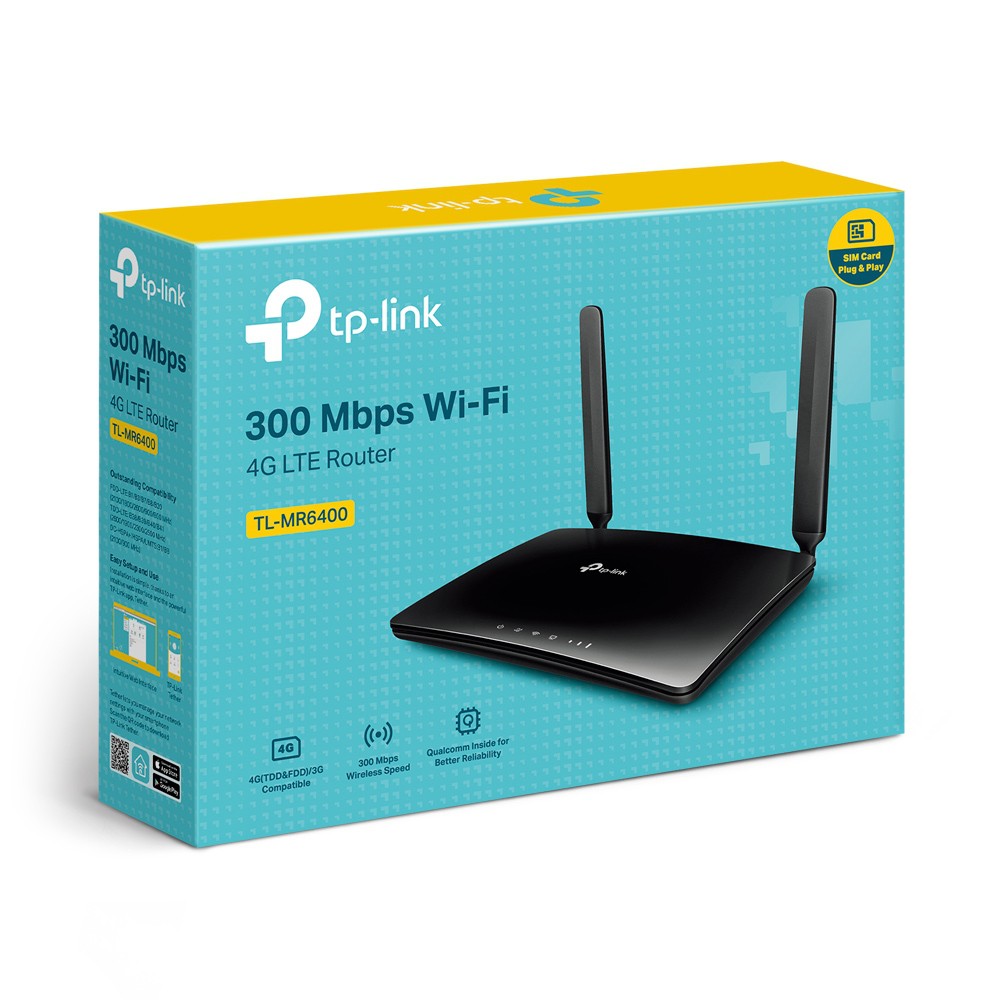 Bộ phát wifi tp-link tl-mr6400 300mbps, khe sim 3g/4g