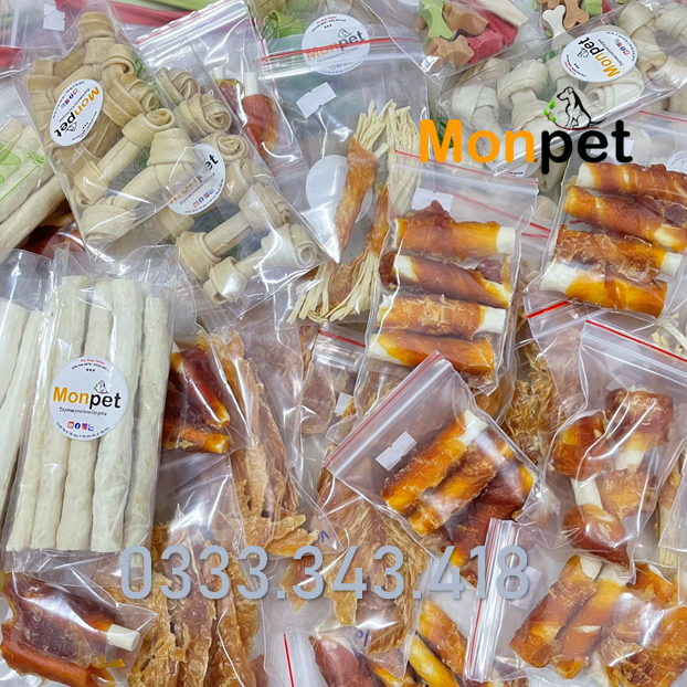 Xương Da Bò, Xương Que Sữa Gặm Sạch Răng, xương thưởng Cho Chó Nhiều Loại, Pet8