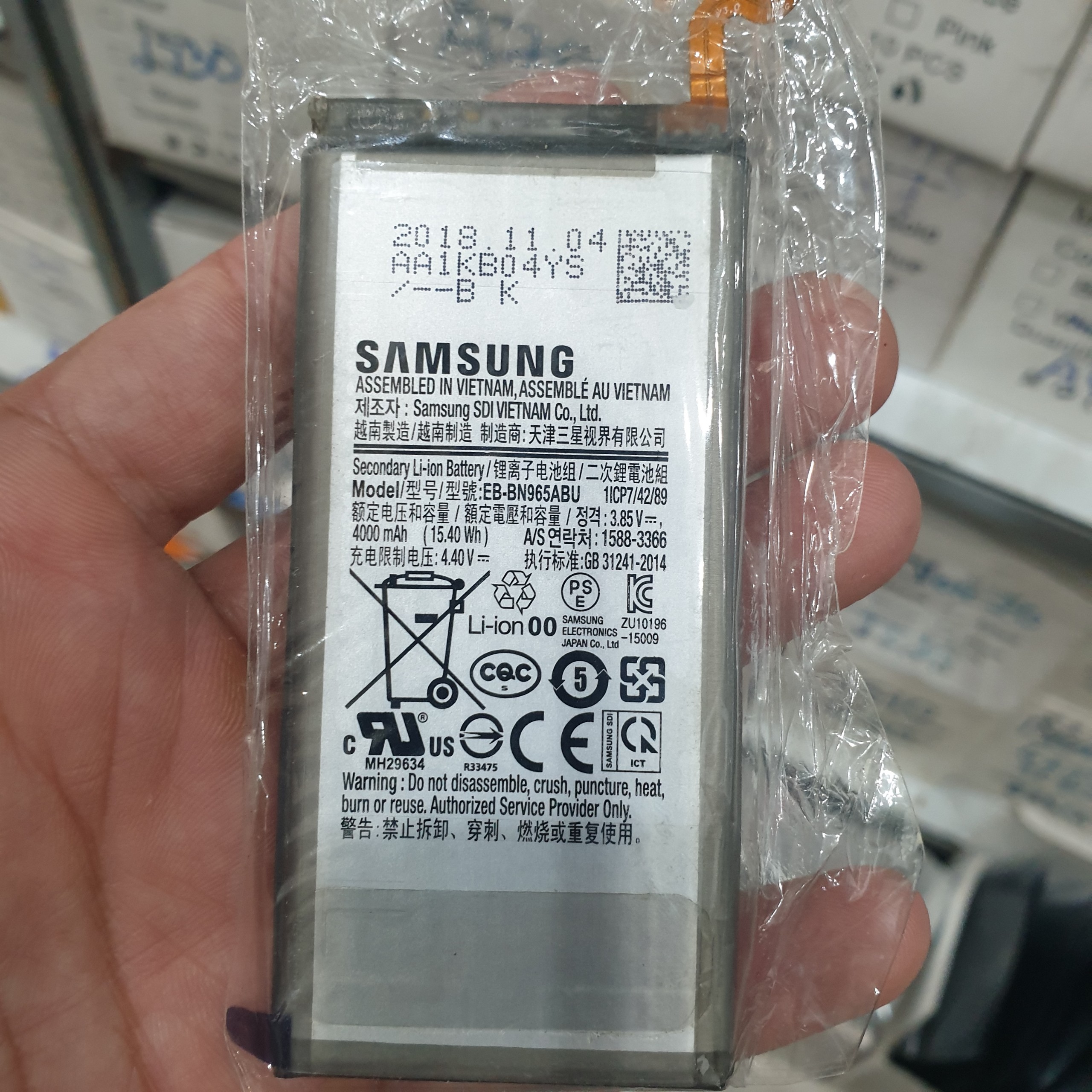 Pin zin samsung note 9 / n965 / eb-bn965abu