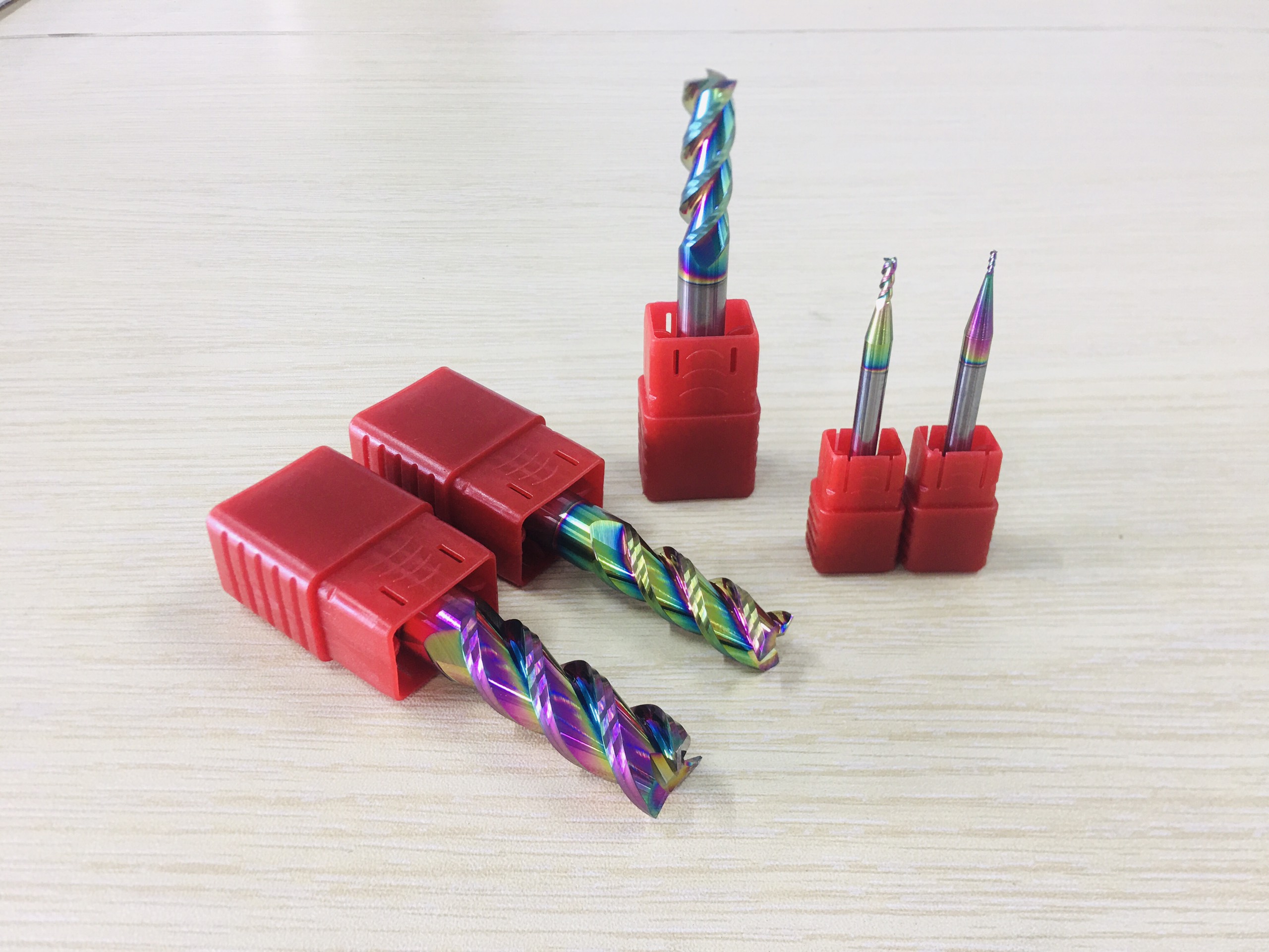Mũi phay chuyên nhôm, dao phay chuyên nhôm phủ dlc 55hrc, dụng cụ gia công cnc , dao phay bộ máy phay công cụ