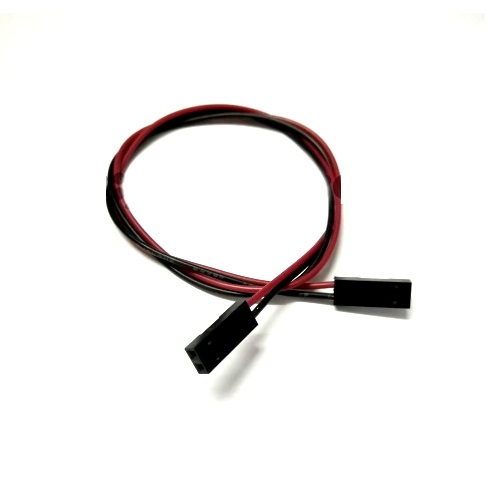 Dây nối đỏ, đen 2p - 20 cm cái-cái