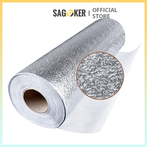 [HCM]Cuộn giấy bạc dán bếp bằng nhôm cách nhiệt SAGOKER, MÃ CGB245