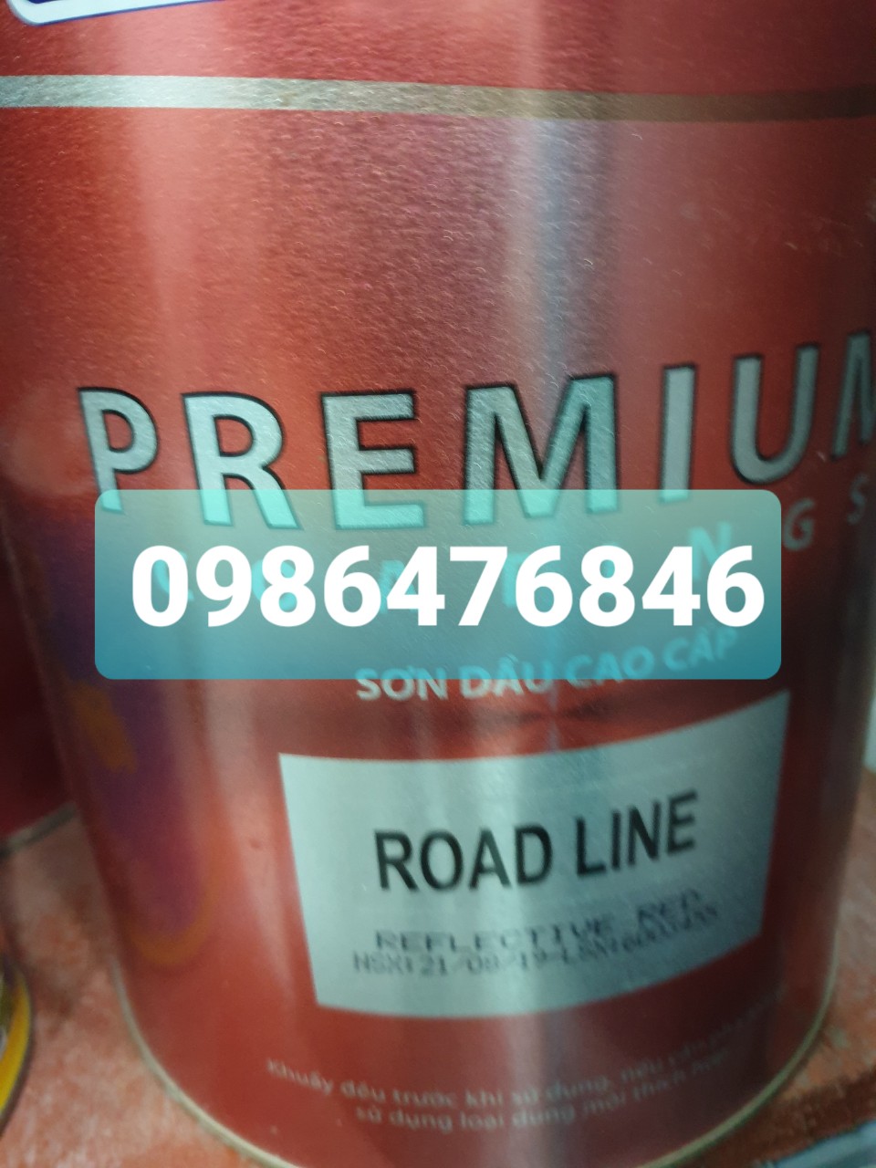 [HCM]Sơn phản quang nippon màu trắng vàng đỏ 5l