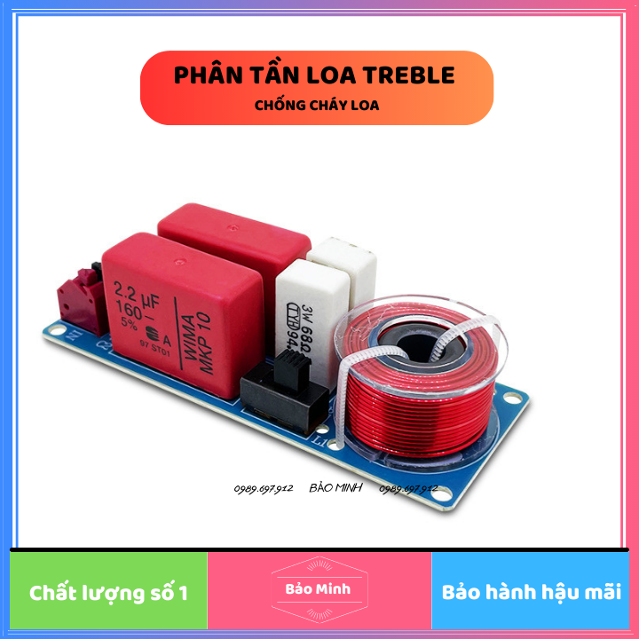 Phân tần loa Treble T-13 | Mạch phân tần chống cháy loa treble | Bảo vệ chống cháy loa
