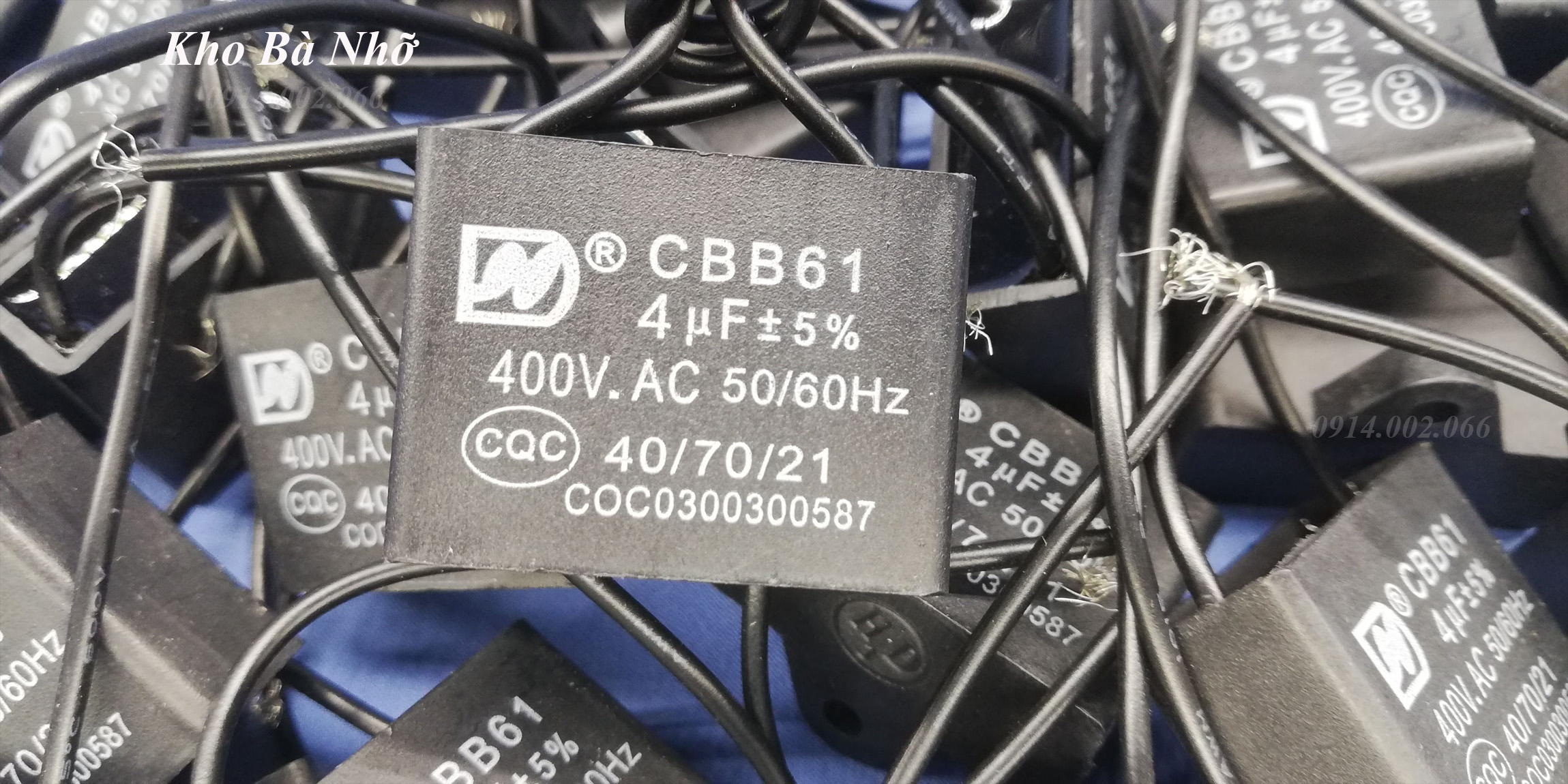 Tụ quạt 4uf - cbb61 400vac