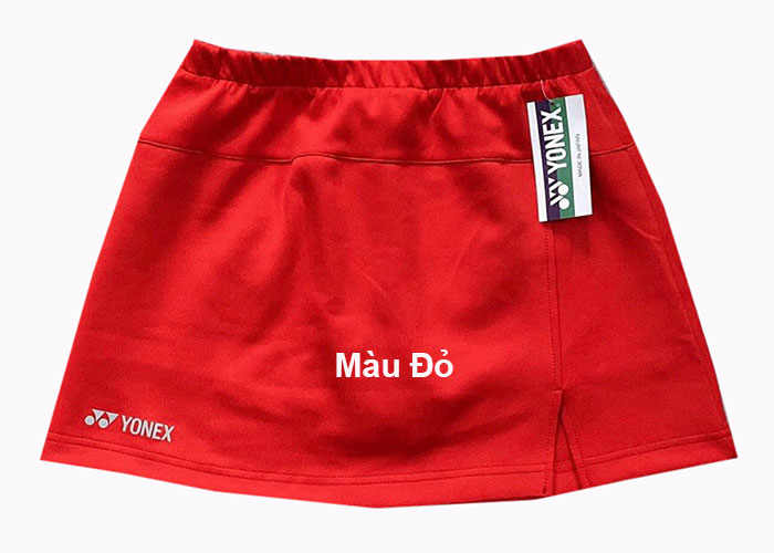 Váy cầu lông yonex 668 màu đỏ