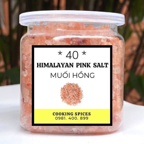 Muối Hồng Himalaya Nhập ( Dạng Hạt ) [ Hũ 120ml ]