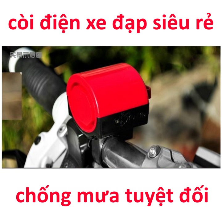 Còi điện siêu thanh cho xe đạp siêu bền chống nước