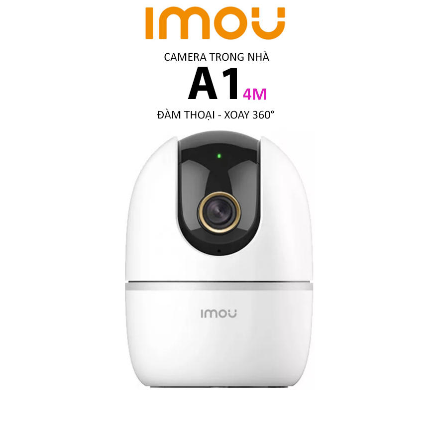 Camera imou a1 4m qhd 2k xoay 360 độ- đàm thoại 2 chiều- báo động chống trộm- wifi trong nhà chính hãng