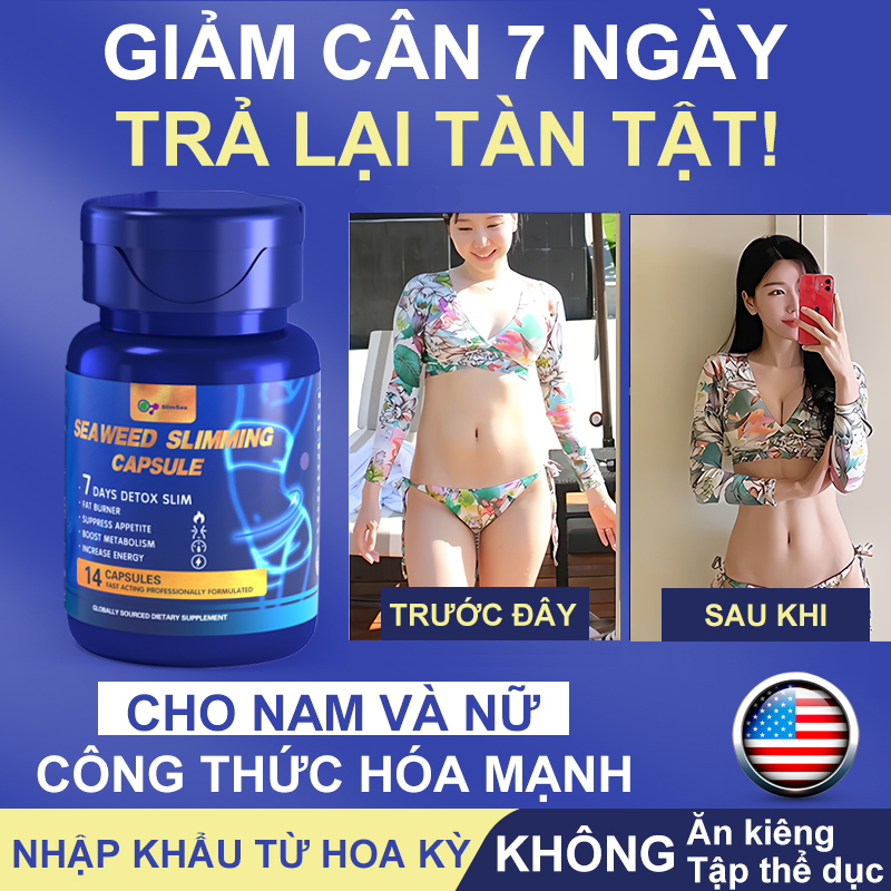 Us thuốc giảm cân 7 ngày giảm cân 1-16kg thuốc giảm cân cấp tốc-giảm béo-giảm mỡ