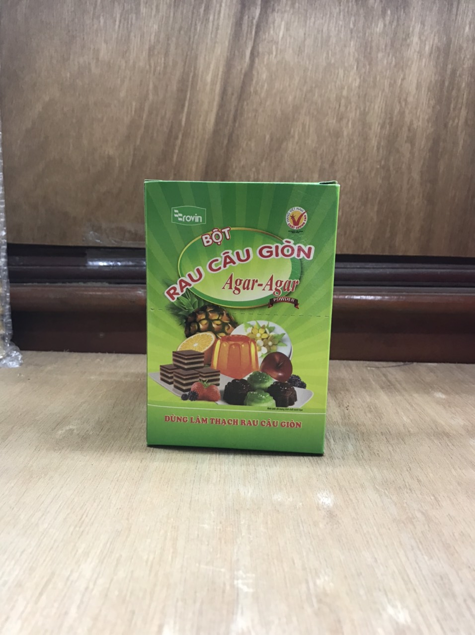 Rau câu giòn hoàng yến hộp 10 gói25g