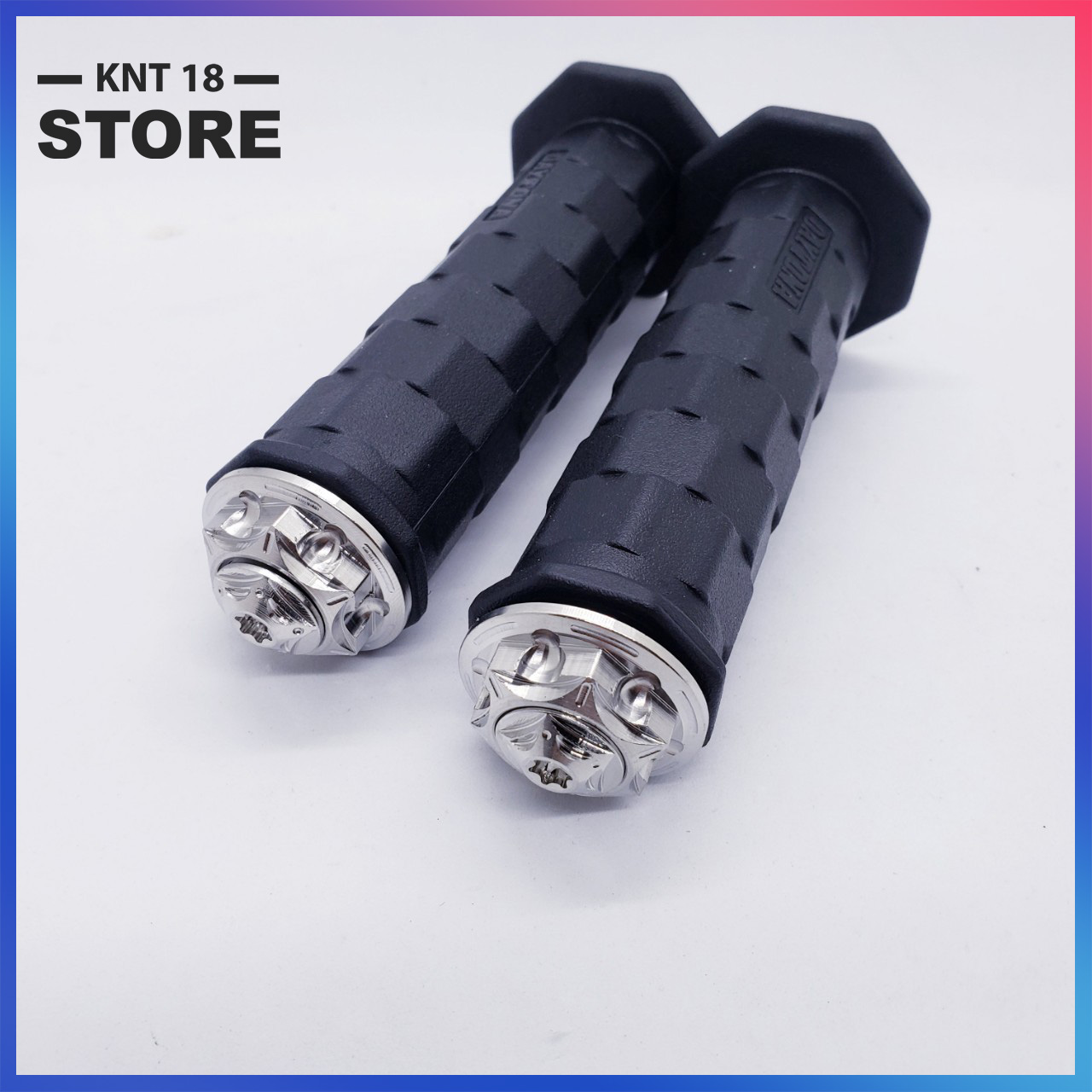 Combo bao tay daytona có gù salaya inox 304 s3 gắn xe máy exciter winner wave sirius...