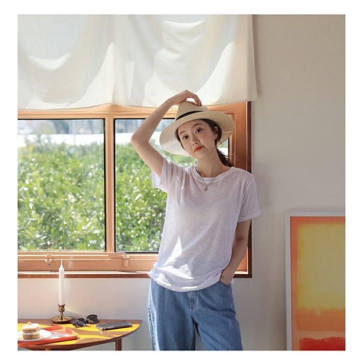  Áo thun giấy nữ ANHSTORE chất xược cotton siêu mỏng nhẹ thấm hút tốt 