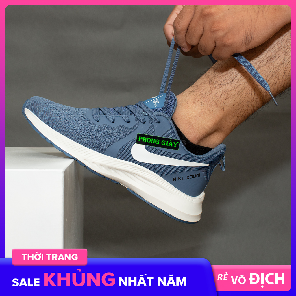 Giày Sneaker Nam Giày Thể Thao Nam F6 màu xanh giày chạy bộ nam giày ulzzang nam
