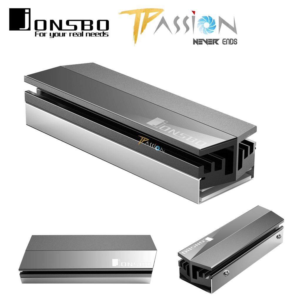 [HCM]Tản nhiệt SSD 2280 Jonsbo M2 Radiator (Xám bạc) - Hiệu năng tốt thiết kế tinh tế chắc chắn