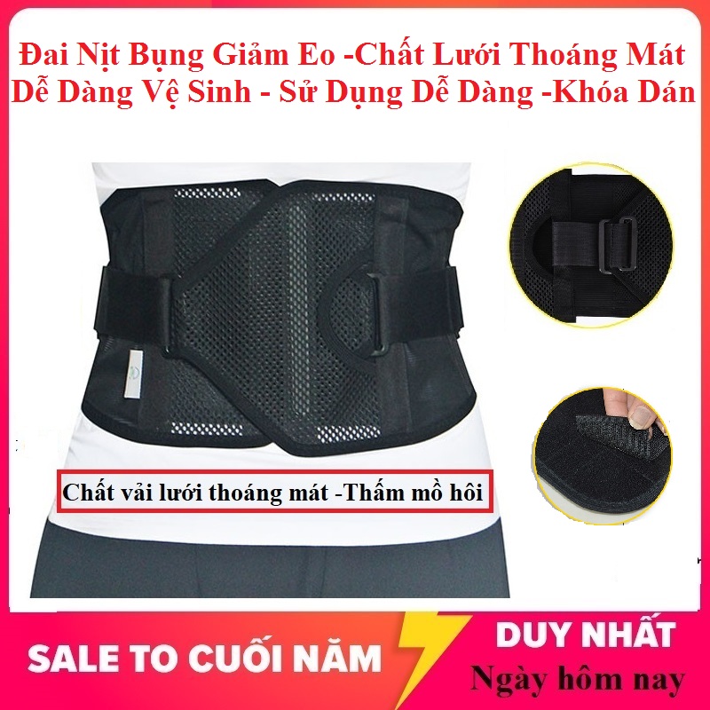 Đai lưng cột sống - đai cột sống lưng hố trợ thoát vị địa đệm, đau lưng- đai nịt bụng giảm eo.