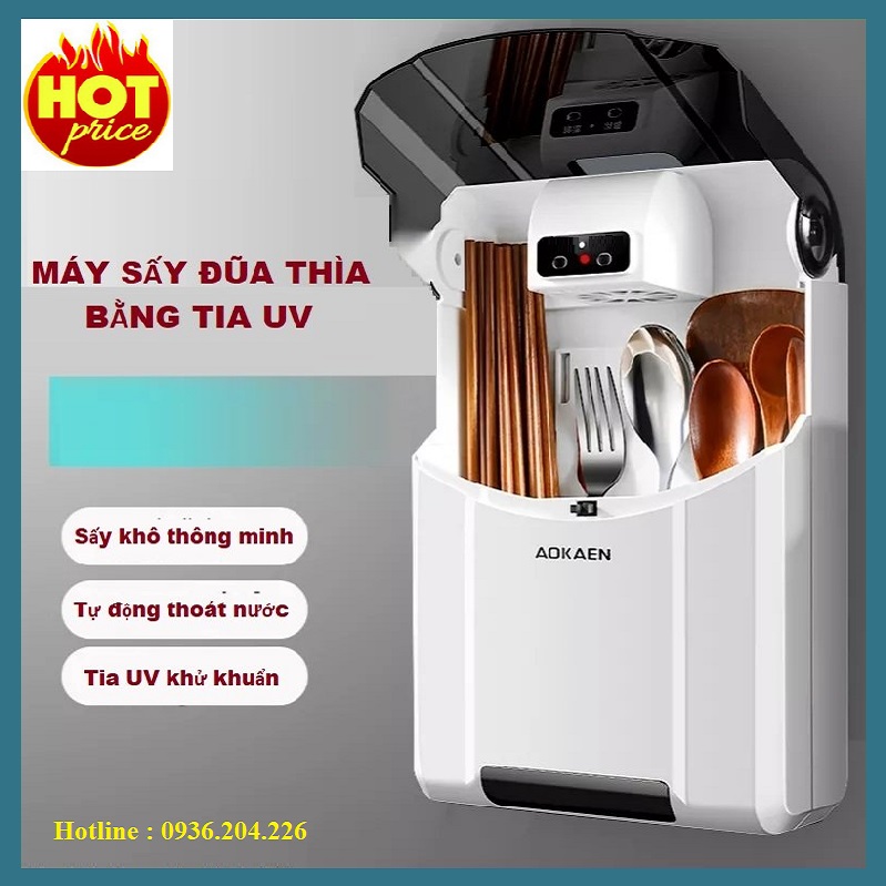 Máy sấy đũa thìa - Máy khử khuẩn đũa thìa bằng tia UV