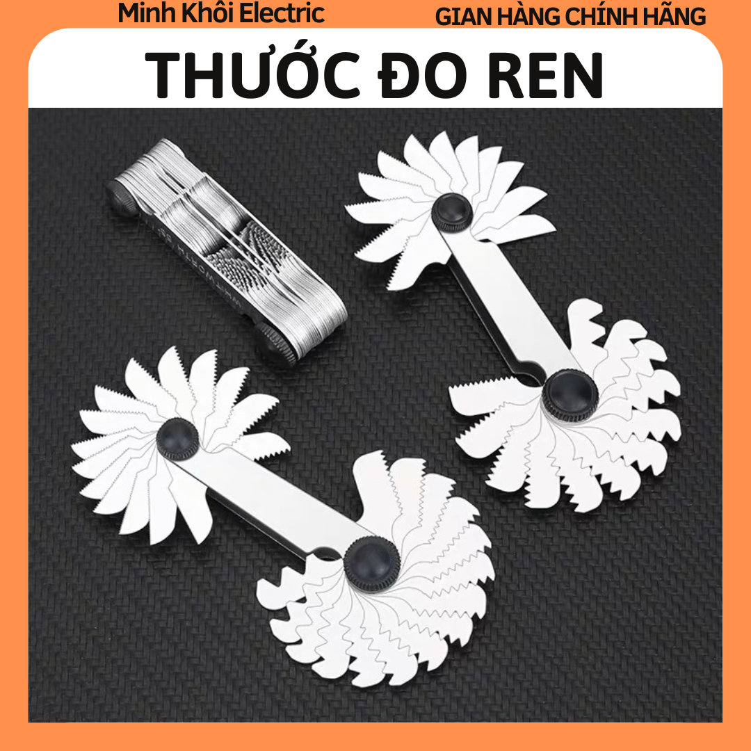 Bộ dưỡng đo ren hệ mét và hệ inch,thước đo ren Đài Loan,bộ dưỡng ren,thước đo răng, bộ dưỡng đo bán kính,bộ rưỡng ren