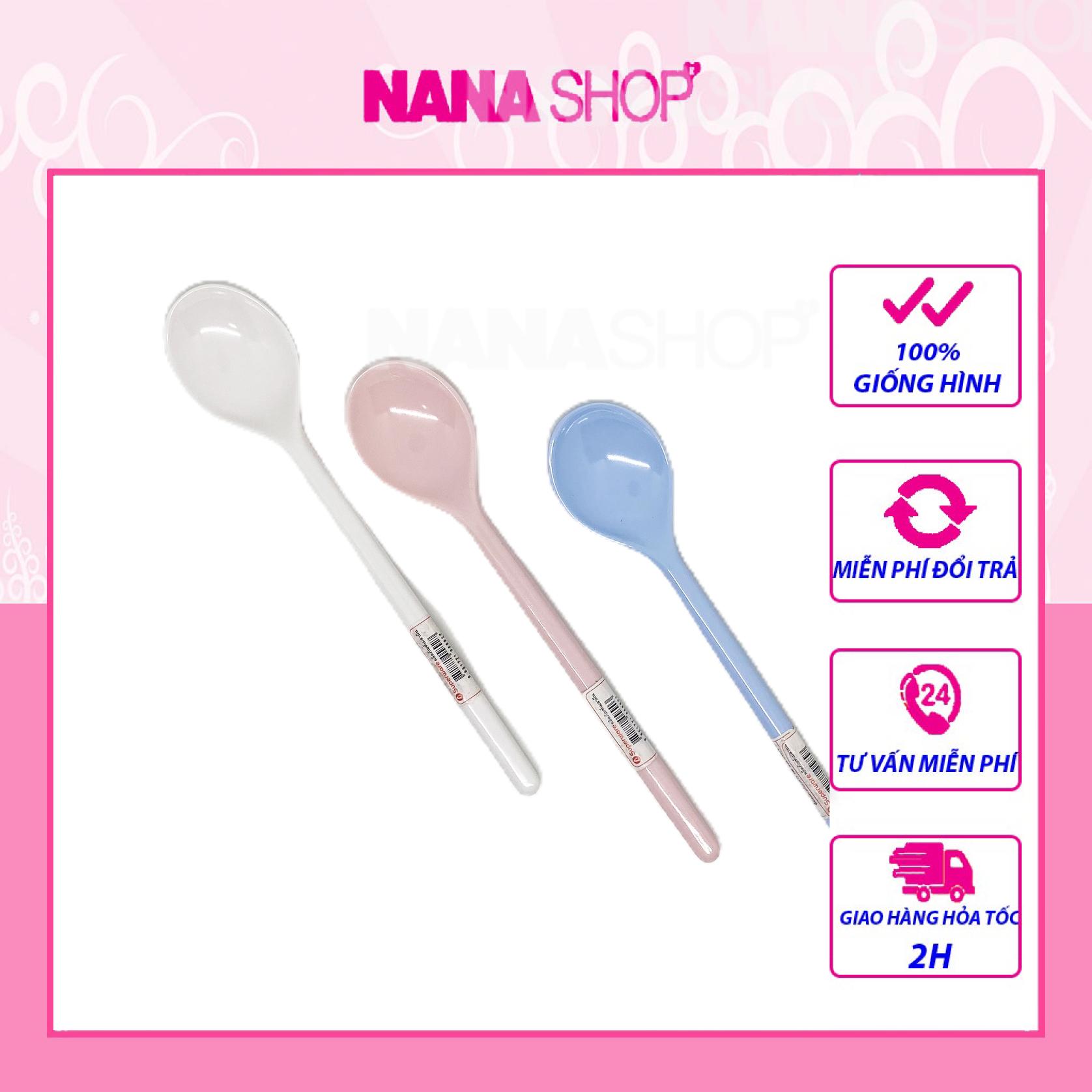 Thìa xúc cơm cho bé nhựa phíp cao cấp Super wave Thái Lan SP59 dài 19cm