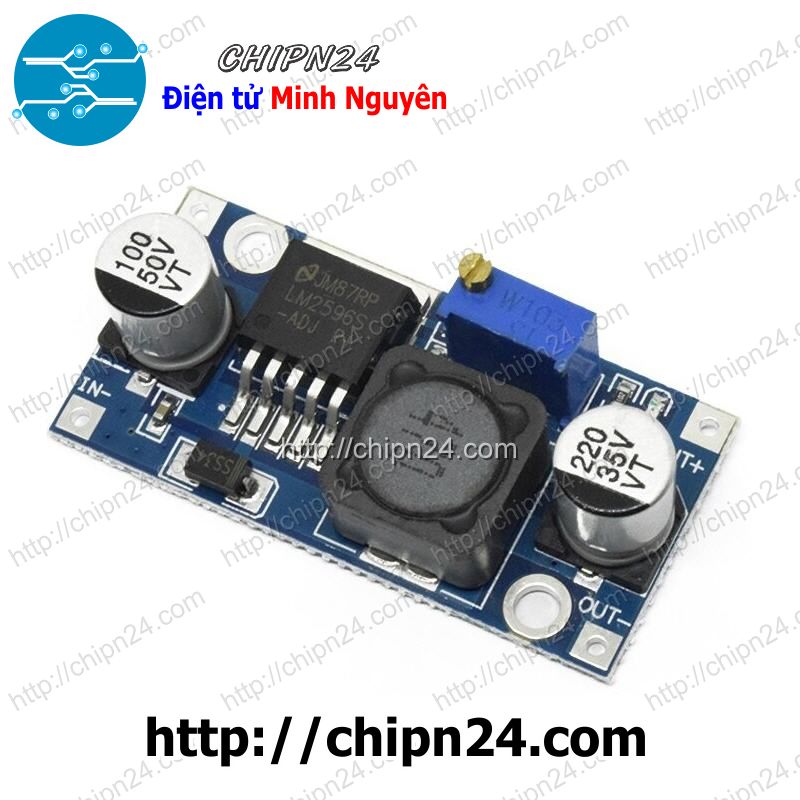 Mạch nguồn giảm áp dc lm2596 3a adj