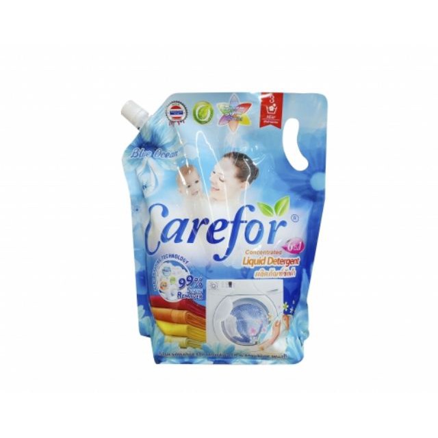 Nước giặt Carefor 6in1 túi 2000ml màu xanh