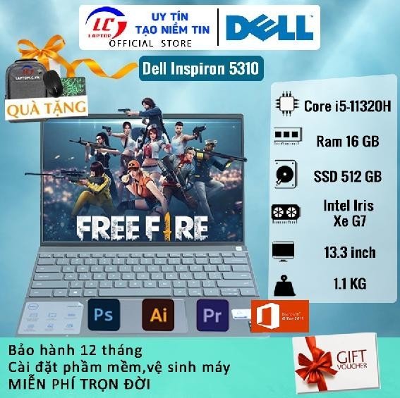 Dell Inspiron 5310 Laptop chơi game,đồ họa
